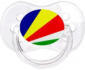 Drapeau les Seychelles Sucete Cerise Transparent classique