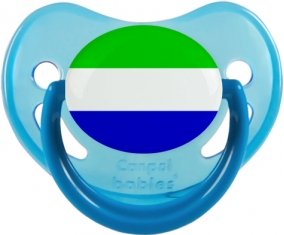Drapeau Sierra Leone Sucete Physiologique Bleue phosphorescente