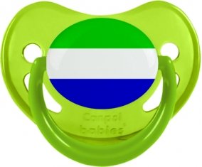 Drapeau Sierra Leone Sucete Physiologique Vert phosphorescente