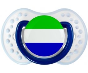 Drapeau Sierra Leone Tétine LOVI Dynamic Marine-blanc-bleu classique