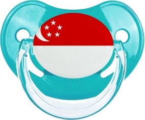 Drapeau Singapour : Sucette Physiologique personnalisée