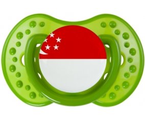 Drapeau Singapour : Sucette LOVI Dynamic personnalisée