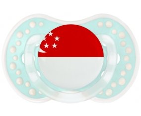 Drapeau Singapour Sucette LOVI Dynamic Retro-turquoise-lagon classique