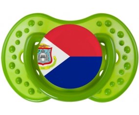 Drapeau Sint Maarten : Sucette LOVI Dynamic personnalisée