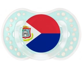 Drapeau Sint Maarten Sucette LOVI Dynamic Retro-turquoise-lagon classique