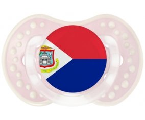 Drapeau Sint Maarten Sucette LOVI Dynamic Retro-rose-tendre classique