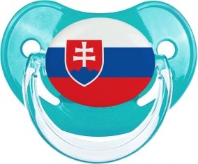Drapeau Slovaquie Tétine Physiologique Bleue classique