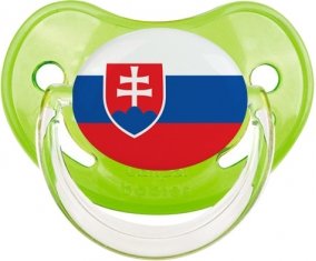 Drapeau Slovaquie Tétine Physiologique Vert classique