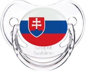 Drapeau Slovaquie Tétine Physiologique Transparent classique