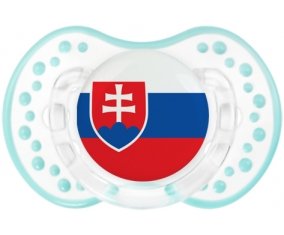 Drapeau Slovaquie Sucete LOVI Dynamic Retro-blanc-lagon classique