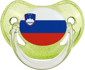 Drapeau Slovénie Sucete Physiologique Vert à paillette