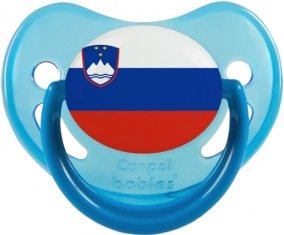 Drapeau Slovénie Sucete Physiologique Bleue phosphorescente