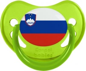 Drapeau Slovénie Sucete Physiologique Vert phosphorescente