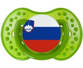 Drapeau Slovénie Tétine LOVI Dynamic Vert classique