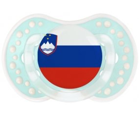Drapeau Slovénie Tétine LOVI Dynamic Retro-turquoise-lagon classique