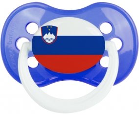 Drapeau Slovénie Sucette Anatomique Bleu classique