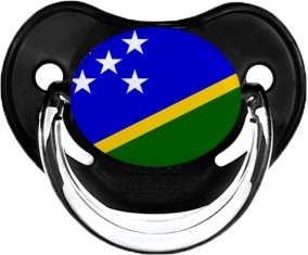 Drapeau îles Salomon Sucette Physiologique Noir classique