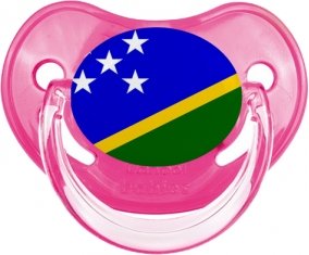 Drapeau îles Salomon Sucette Physiologique Rose classique