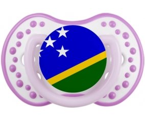 Drapeau îles Salomon Sucette LOVI Dynamic Blanc-mauve classique
