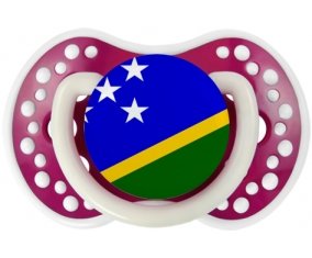 Drapeau îles Salomon Sucette LOVI Dynamic Fuchsia phosphorescente