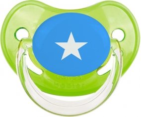 Drapeau Somalie Sucette Physiologique Vert classique