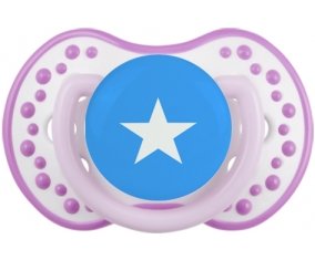 Drapeau Somalie Sucette LOVI Dynamic Blanc-mauve classique
