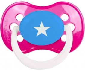 Drapeau Somalie Sucette Anatomique Rose foncé classique
