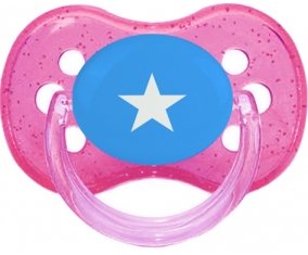 Drapeau Somalie Tétine Cerise Rose à paillette