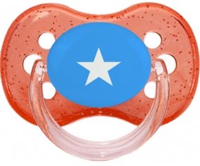 Drapeau Somalie Tétine Cerise Rouge à paillette