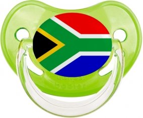 Drapeau Afrique du Sud Tétine Physiologique Vert classique