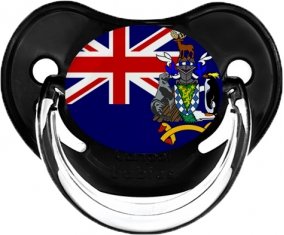 Drapeau Géorgie du Sud et les Îles Sandwich du Sud Sucete Physiologique Noir classique