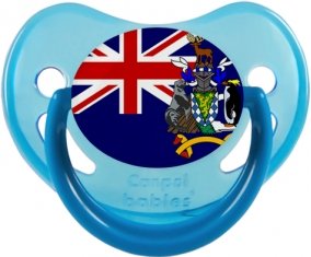 Drapeau Géorgie du Sud et les Îles Sandwich du Sud Sucete Physiologique Bleue phosphorescente
