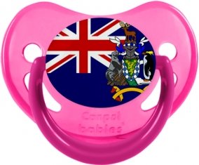 Drapeau Géorgie du Sud et les Îles Sandwich du Sud Sucete Physiologique Rose phosphorescente