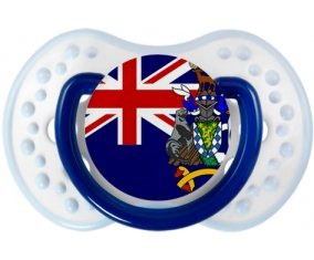 Drapeau Géorgie du Sud et les Îles Sandwich du Sud Tétine LOVI Dynamic Marine-blanc-bleu classique