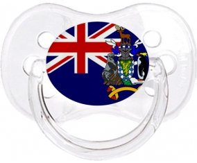 Drapeau Géorgie du Sud et les Îles Sandwich du Sud Sucette Cerise Transparent classique