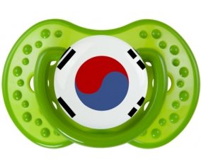 Drapeau Corée du Sud Sucette LOVI Dynamic Vert classique
