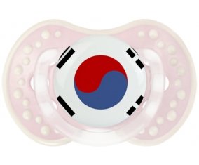 Drapeau Corée du Sud Sucette LOVI Dynamic Retro-rose-tendre classique