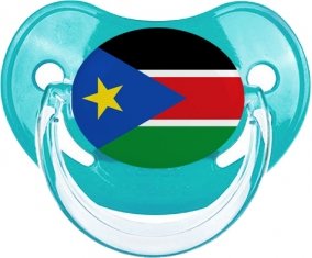 Drapeau Soudan du sud Sucette Physiologique Bleue classique