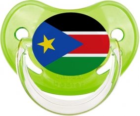 Drapeau Soudan du sud Sucette Physiologique Vert classique