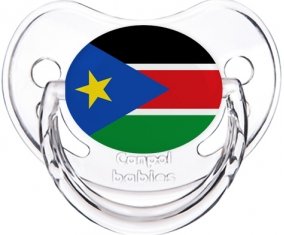 Drapeau Soudan du sud Sucette Physiologique Transparent classique