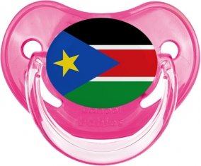 Drapeau Soudan du sud Sucette Physiologique Rose classique
