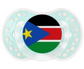 Drapeau Soudan du sud Sucette LOVI Dynamic Retro-turquoise-lagon classique
