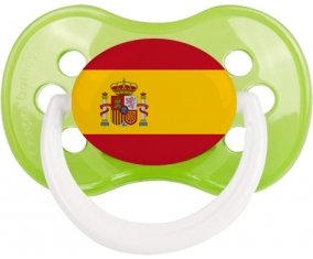 Drapeau Espagne Sucete Anatomique Vert classique