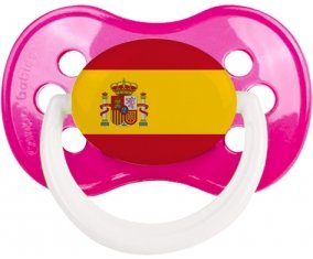 Drapeau Espagne Sucete Anatomique Rose foncé classique