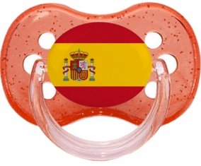 Drapeau Espagne Sucete Cerise Rouge à paillette