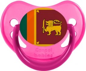 Drapeau Sri Lanka Srilanka Sucete Physiologique Rose phosphorescente