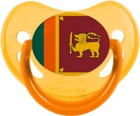 Drapeau Sri Lanka Srilanka Sucete Physiologique Jaune phosphorescente