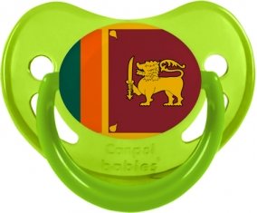 Drapeau Sri Lanka Srilanka Sucete Physiologique Vert phosphorescente
