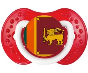 Drapeau Sri Lanka Srilanka Tétine LOVI Dynamic Blanc-rouge classique