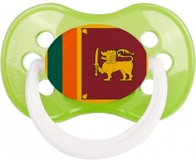 Drapeau Sri Lanka Srilanka Sucette Anatomique Vert classique